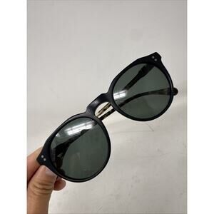 Raen Remmy 49 Sunglasses Matte Black Brindle Tortoise Polarized Lens Rare